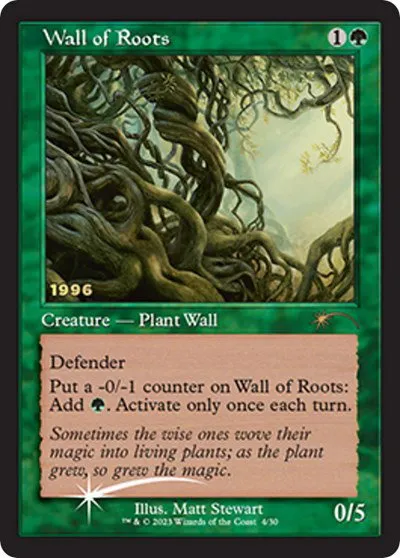 Wall of Roots - Foil Wall Of Roots