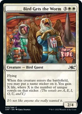_____ Bird Gets the Worm - Foil