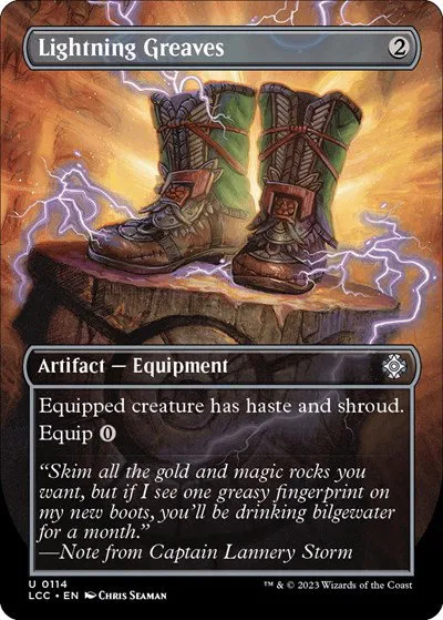 Lightning Greaves - Foil