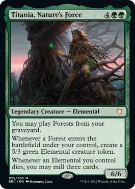 Titania, Nature's Force - Foil