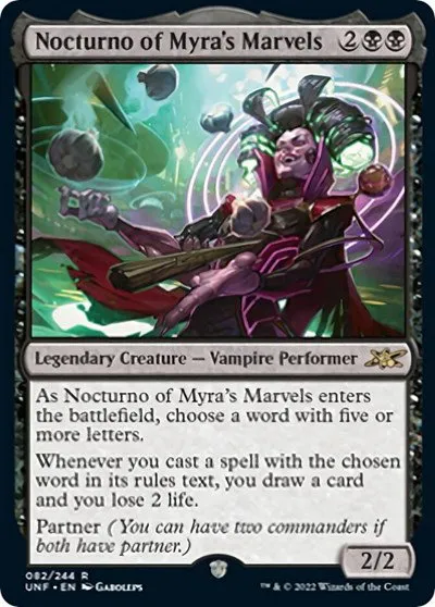 Nocturno of Myra's Marvels