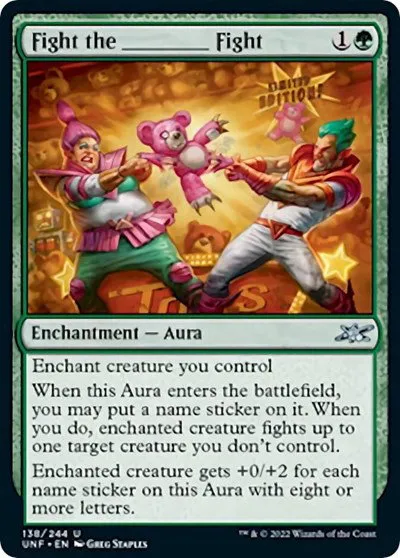 Fight the _______ Fight - Foil