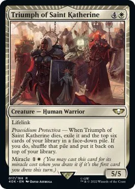 Triumph of Saint Katherine - Surge Foil