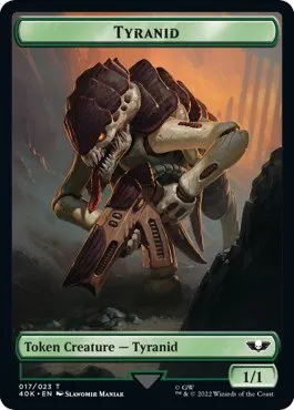 Tyranid (017) // Tyranid Warrior Double-Sided Token