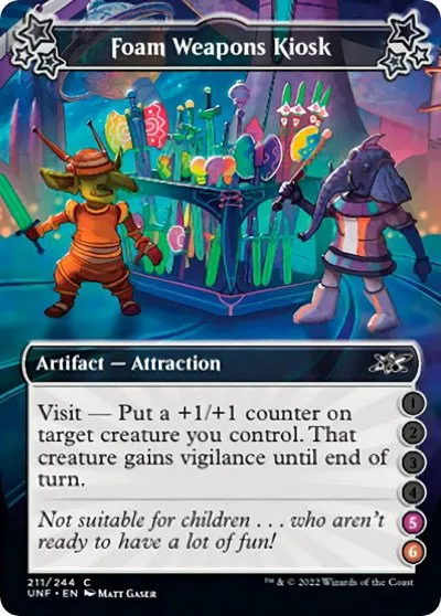 Foam Weapons Kiosk - 5 6 Foil