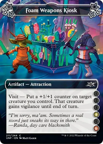 Foam Weapons Kiosk - 4 6 Foil