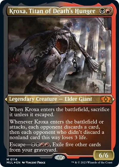 Kroxa, Titan of Death's Hunger