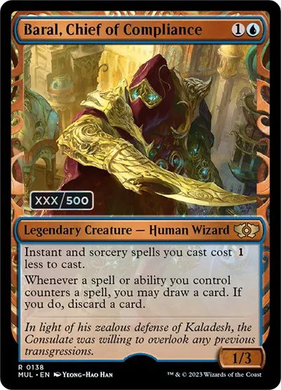 Baral, Chief of Compliance - Serial Numbered