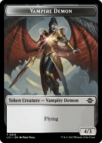 Vampire Demon Token - Normal Vampire Demon Token