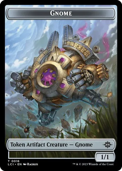 Gnome // Dinosaur (0009) Double-Sided Token