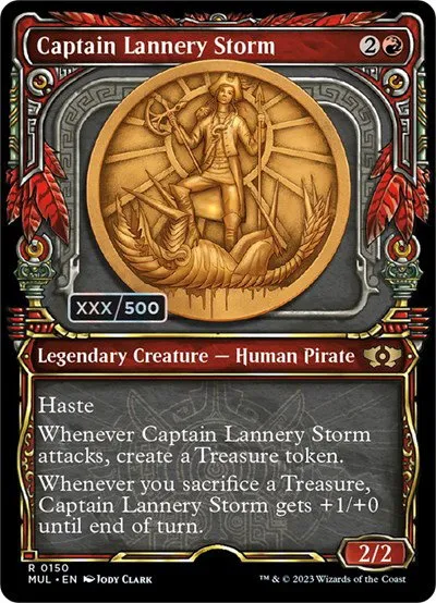 Captain Lannery Storm - Serial Numbered