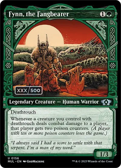 Fynn, the Fangbearer - Serial Numbered