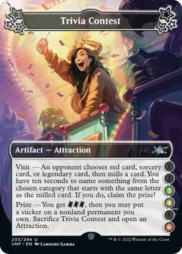 Trivia Contest - 3 4 6 Foil