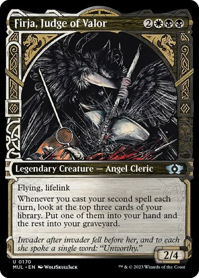 Firja, Judge of Valor - Halo Foil
