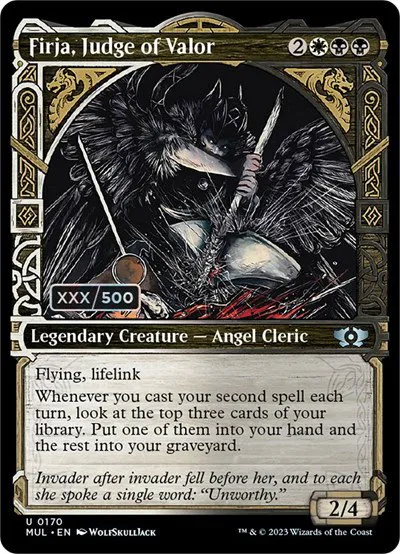 Firja, Judge of Valor - Serial Numbered