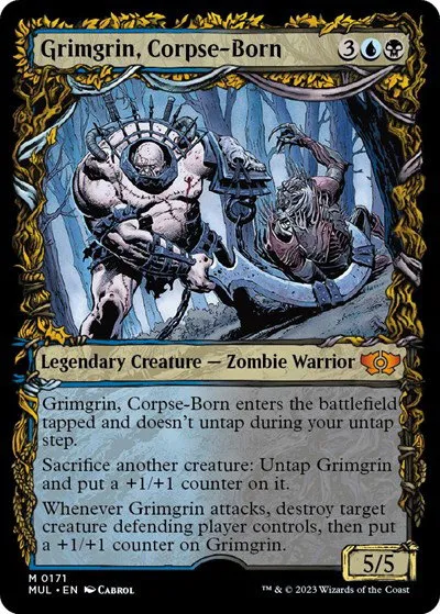 Grimgrin, Corpse-Born - Halo Foil