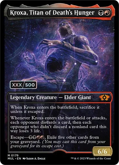 Kroxa, Titan of Death's Hunger - Serial Numbered