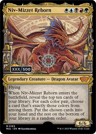 Niv-Mizzet Reborn - Serial Numbered