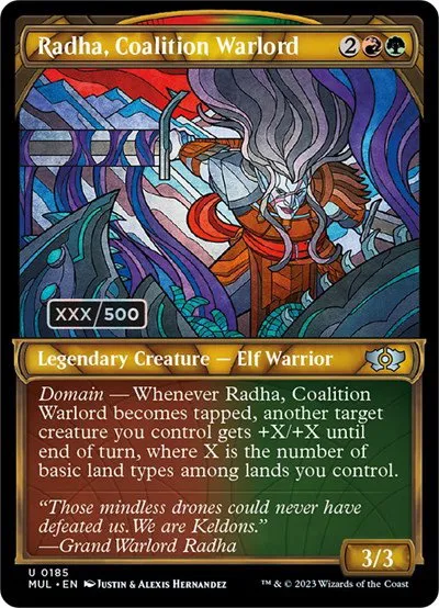 Radha, Coalition Warlord - Serial Numbered