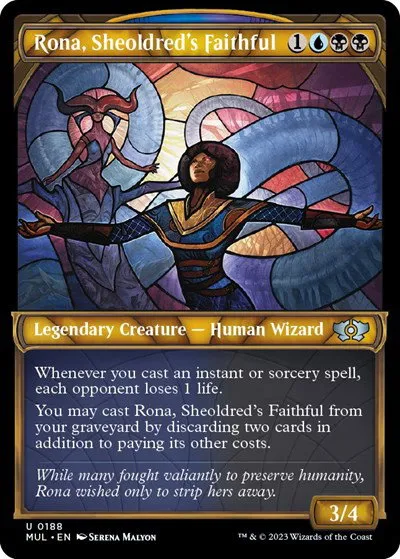 Rona, Sheoldred's Faithful - Halo Foil