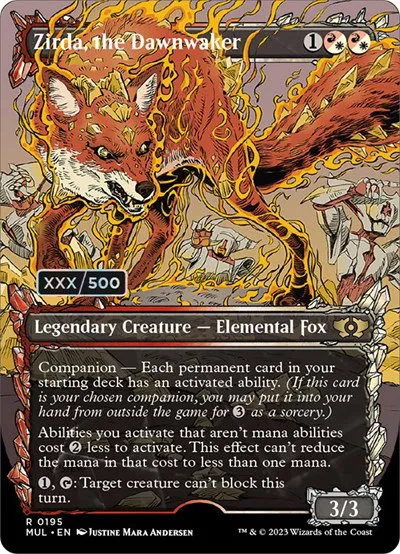 Zirda, the Dawnwaker - Serial Numbered