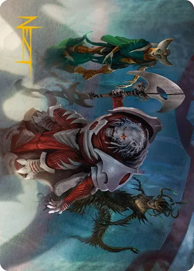 Norn's Decree Art Card - Gold Stamped Signature