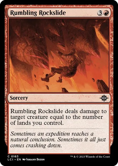 Rumbling Rockslide - Foil