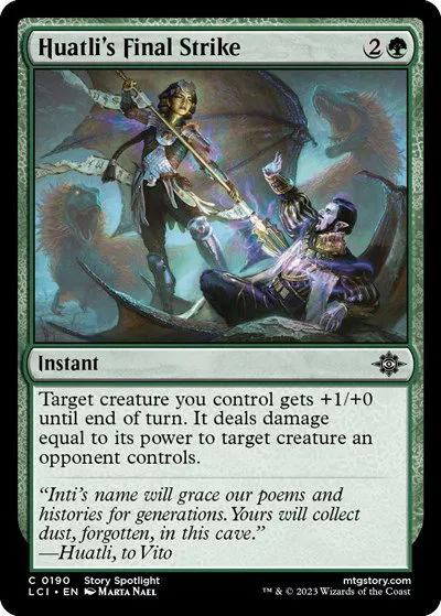 Huatli's Final Strike - Foil