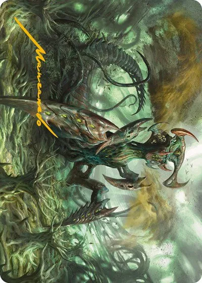 Zopandrel, Hunger Dominus Art Card - Gold Stamped Signature