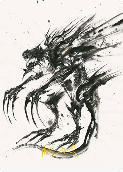 Phyrexian Obliterator Art Card - Gold Stamped Signature