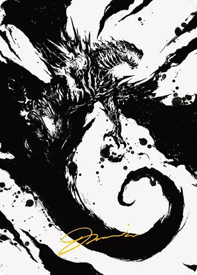 Capricious Hellraiser Art Card - Gold Stamped Signature