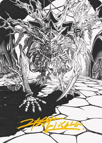 Thrun, Breaker of Silence Art Card - Gold Stamped Signature