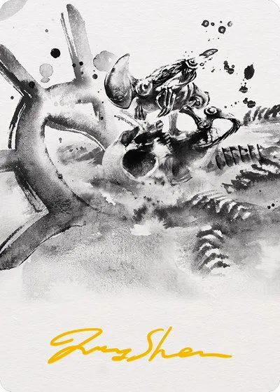 Myr Convert Art Card - Gold Stamped Signature