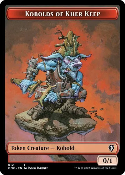 Kobolds of Kher Keep // Dragon Double-Sided Token