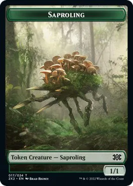 Saproling // Vampire Double-Sided Token - Foil