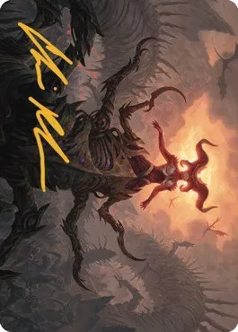 Sheoldred, the Apocalypse Art Card - Gold Stamped Signature