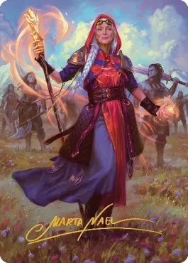 Jaya, Fiery Negotiator Art Card - Gold Stamped Signature