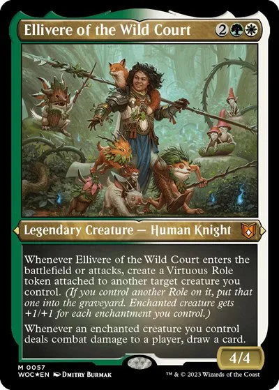 Ellivere of the Wild Court (Display Commander) - Thick Stock