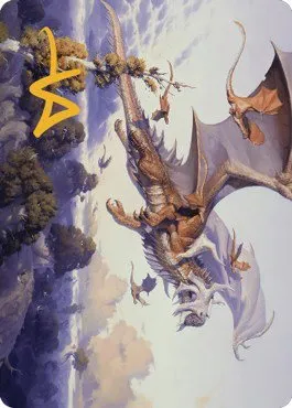 Rith, Liberated Primeval Art Card - Gold Stamped Signature