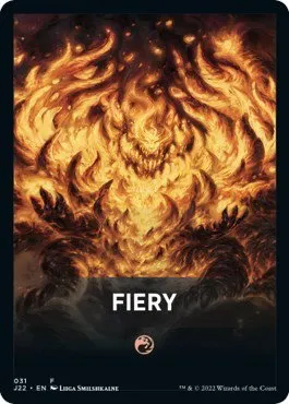 Fiery Theme Card - Normal Fiery Theme Card