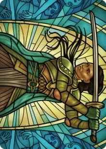 Shanna, Purifying Blade Art Card