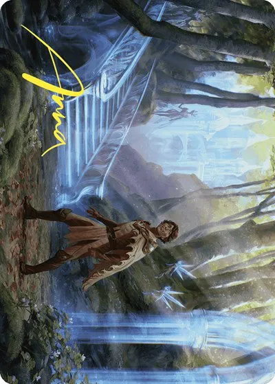 Into the Fae Court Art Card - Gold Stamped Signature