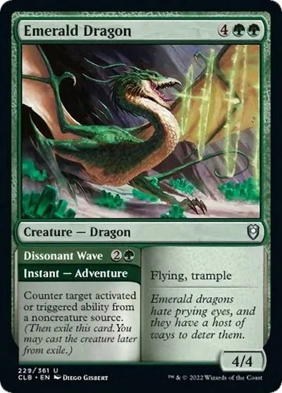 Emerald Dragon - Foil