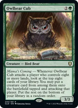 Owlbear Cub - Foil