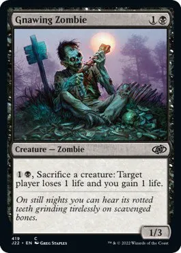 Gnawing Zombie