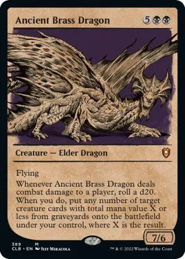Ancient Brass Dragon - Foil