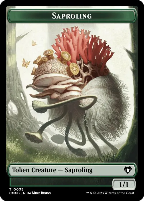 Saproling // Satyr Double-Sided Token