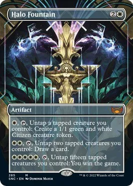 Halo Fountain - Foil