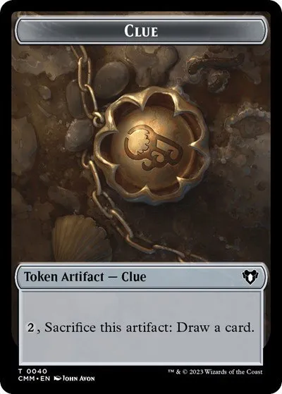 Clue // Spider Double-Sided Token