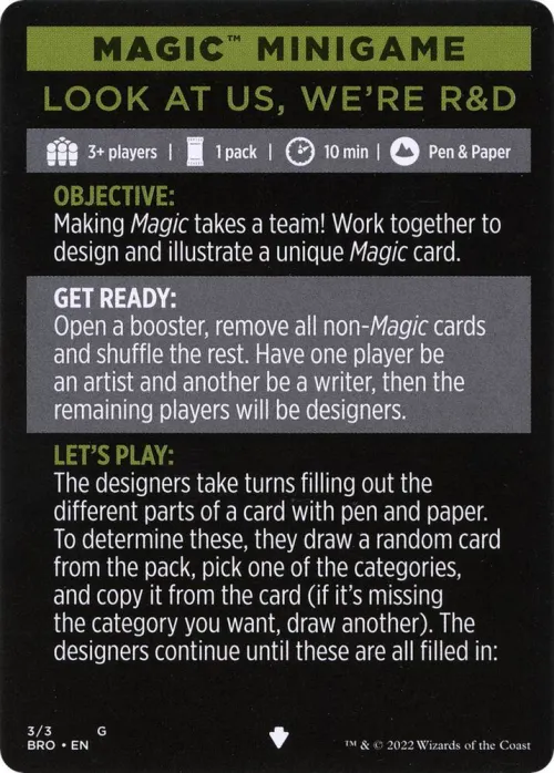 Magic Minigame: Look at Us, We're R&D - Normal Magic Minigame Look At 